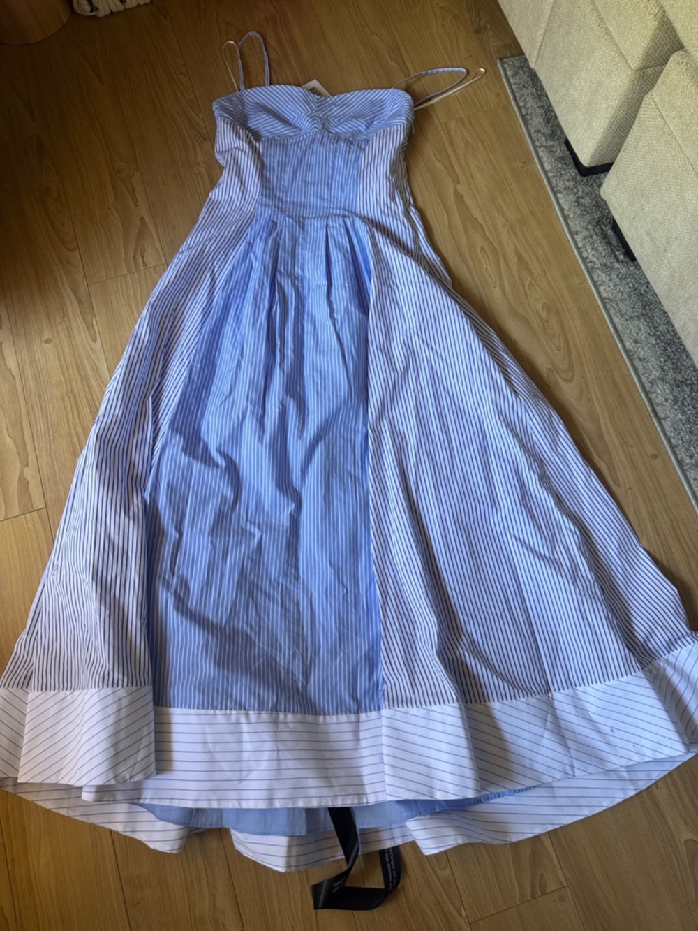 SIMKHAI Periwinkle Stripped dress